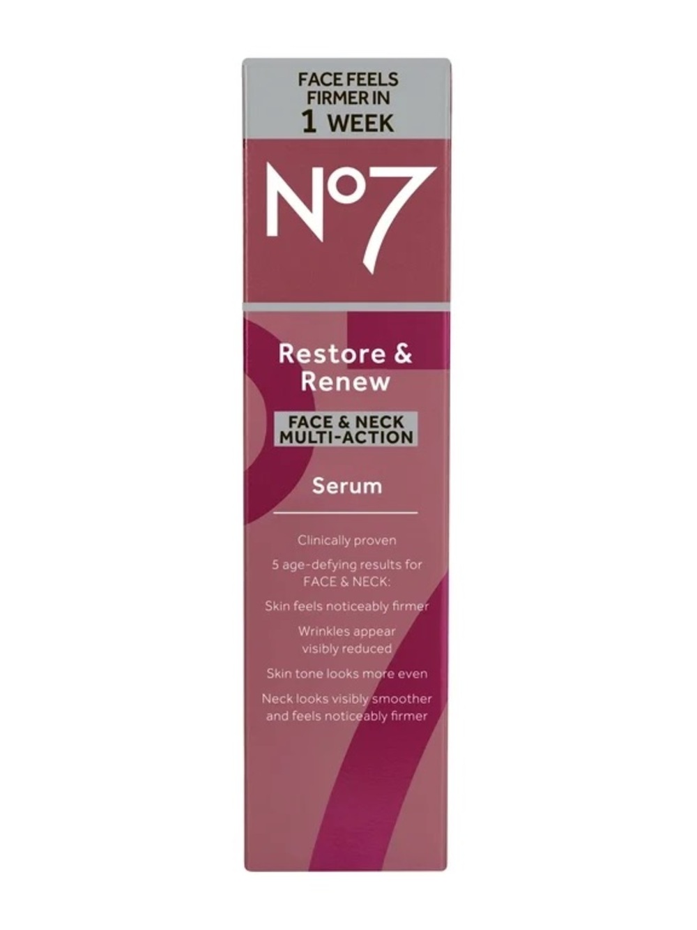 Restore & Renew Face & Neck Multi-Action Serum - new in box